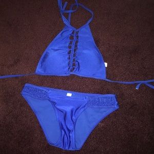 2 piece braid bikini set